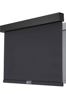 lot 15744 image: Persilux Cordless Blackout Roller Shades for Windows, Free-Stop With Valance, Thermal Insulated Fabric Blinds, UV Protection for Home and Bedroom (Black, 15 W x 64 H) - Retail $32
