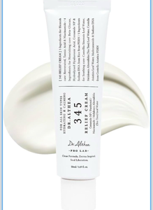 lot 15783 image: Dr.Althea 345 Relief Cream  Daily Face Moisturizer for Soothing Recovery and Blemish Care with PDRN & Niacinamide  Korean Vegan Skin Care for All Skin Types, 1.69 Fl Oz (Ver.2 - Pack of 1) - Retail $27