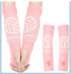 lot 15799 image: Shappy 2 Pcs Volleyball Arm Sleeves Forearm Sleeves Volleyball Arm Pads for Boys Girls Teen Youth Wrist Guard - Retail $0