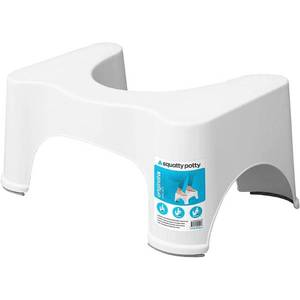 lot 15860 image: Squatty Potty 9 in Plastic Toilet Stool - Retail $35