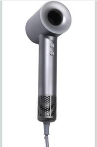 lot 15897 image: Professional Hair Dryer, 1600W High-Speed Ionic Dryer with 8 Speeds, Negative Ion Technology, Low Noise Design, Multiple Colors (Grey) - Retail $49