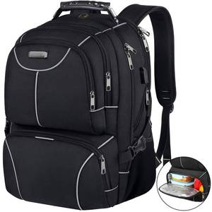 lot 8865 image: VECKUSON Lunch Bag Backpack, Insulated Cooler Lunch Box Backpack, Extra Large Travel Laptop Backpack TSA Friendly RFID Computer College bag with USB Port for Women Men Fits 17.3 Inch Laptop
