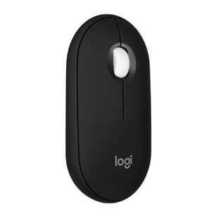 lot 8888 image: Logitech Pebble Mouse 2 M350s Slim Bluetooth Wireless Mouse, Portable, Lightweight, Customizable Button, Quiet Clicks, Easy-Switch for Windows, macOS, iPadOS, Android, Chrome OS - Black