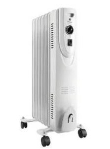 lot 8820 image: VisionAir Oil-Filled Radiant Electric Heater 1500 -Watt Oil-filled radiant Tower Indoor Electric