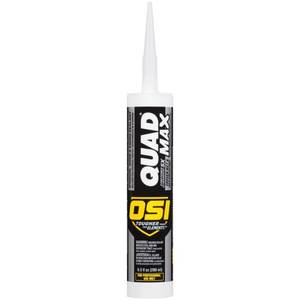 lot 8831 image: OSI Quad Max Window  Door and Siding Sealant  Pack of 2  White 9.5 fl oz Cartridge
