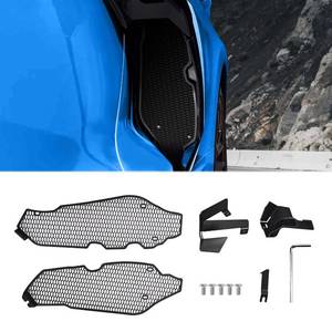 lot 8900 image: BILLFARO 2PCS Upgrade Side Intake Mesh Grilles Insert,OEM Style Aluminum Driver and Right Passenger Side Radiator Air Intake Vent Guards Mesh Set Accessories for Corvette C8 Stingray Z51 2020