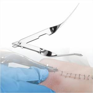 lot 8915 image: Skin Staple Remover Tool - Surgical Grade Stainless Steel Staple Extractor for Veterinary and Wound Care 1pcs