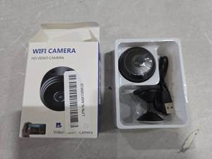 lot 8927 image: Cameras Home Indoor Use Cam Night Vision Motion Detection Baby Monitor Wireless Outdoor Nanny espias ocultas WiFi Security Secret (1296p)