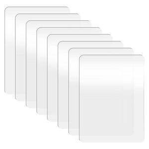 lot 8962 image: 8 Pcs Clear Acrylic Cutting Pads, Clear Cutting Plate Acrylic Pads for Embossing Crafting (8.7 x 6.1 Inches) - Not for use in kitchens for cut vegetables