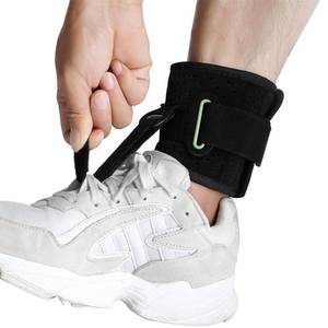 lot 8986 image: Adjustable Drop Foot Brace Foot Up AFO Brace Unisex Fits for RightLeft Foot Orthosis Ankle Brace Support, Improve Walking Gait, Effective Relieve Pain for Achilles Tendon (Black)