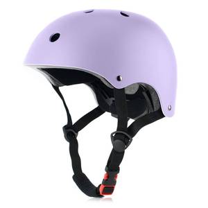 lot 8995 image: Kids Bike Helmet, Adjustable and Multi-Sport, from Toddler to Youth, 3 Sizes (Pale Lavender)