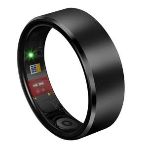 lot 9768 image: Milavan Smart Health Ring for Women Men Fitness Tracker with Heart Rate, Blood Oxygen, Blood Pressure, Sleep Monitoring, Step Counting, IP68 Waterproof for iOS and Android, No APP Fee, Brown 12