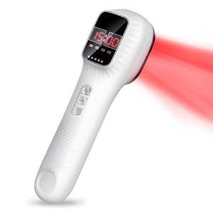 lot 9817 image: Red Light Therapy Device for Joints & Muscles Pain Relief, Infrared Light Therapy for Body (3x808nm 16X650nm), Handheld Cold Laser Therapy Device for HumansPets