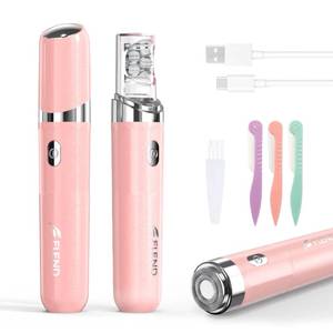lot 9819 image: Facial Hair Remover for Women, 2-in-1 Epilator for Women with LED Light USB Rechargeable Portable Electric Epilators Painless Lady Shavers for Face, Lip, Chin, Leg, Arms, Bikini