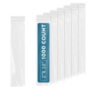 lot 9827 image: iMailer - 1000 Pcs - 2 x 10 Incense Bags-Resealable Zip Bags for Snack, Necklaces, Jewelry, Packaging & Shipping
