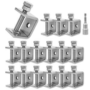 lot 9862 image: 304 Stainless Steel C-Clamps,25mm Mini Tiger Clamps for Woodworking,C-Clamp 16 pack