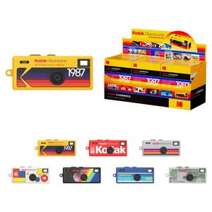 lot 9882 image: KODAK CHARMERA Keychain Digital Camera Blind Box Single Box (1PC),Mini Camera,Digicam,Video Recording,Bag Charm,1.6 Megapixels,Micro SD Card Slot,for Beginners Teens and Adults