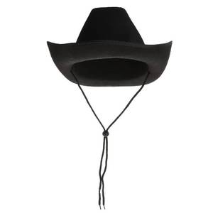 lot 9925 image: Holibanna Party Cowboy Hat Western Straw Hats Pink Cap Halloween Costumes for Men Black Hats for Men Country Hats Black Cowgirl Hat Western Wool Hat Has Man Hemming Chinstrap Cloth, 18 Years