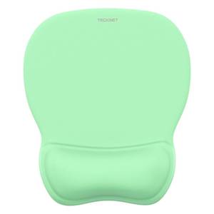 lot 9939 image: TECKNET Gel Mouse Pad with Wrist Rest, Ergonomic Office Mousepad with Wrist Support - Non-Slip & Smooth Surface Comfortable Desk Accessories Mat for Office, Gaming and Study - Green