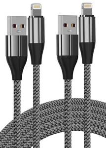lot 9949 image: iPhone Charger Lightning Cable (2 Pack 10 Foot), MFi Certified 10 Feet Nylon Braided, Compatible with iPhone 14131211ProXXs MaxXR8 Plus 7 Plus6 iPad