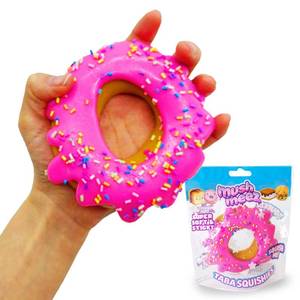 lot 9954 image: MushMeez Taba Squishy - Donut (Jumbo) Large, 3.5 Super Soft & Sticky Layered TABA Squishies - Squish, Squeeze, Great for Stress Relief - Sensory  Fidget Play Food Squishy Toys for Kids and Adults
