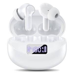 lot 9982 image: Fhumsh Wireless Earbuds Bluetooth 5.4 HiFi Stereo Headphones 50H Playback in Ear Buds with LED Digital Display for OfficeRunningWorkout