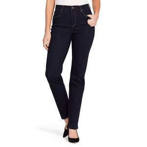 lot 2391 image: Gloria Vanderbilt womens Amanda Classic High Rise Tapered Jean, Rinse Noir, 10 Petite Short