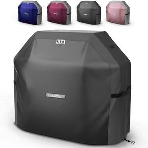 lot 2392 image: LIBZAKI Grill Cover 420D Waterproof, Weather Resistant, Rip-Proof, Anti-UV, Fade Resistant,Gas Grill Cover for Weber,Char Broil,Nexgrill Grills, etc.30 inches-Black