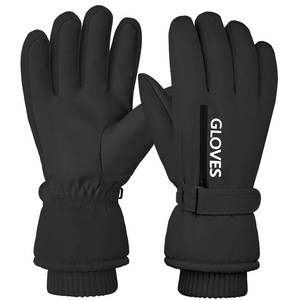 lot 2417 image: Gilotop Women Ski Gloves Winter Waterproof Touchscreen Hand Warming Sports Gloves
