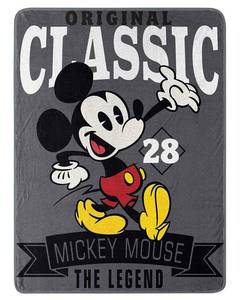 lot 2427 image: Disney Mickey Mouse Super Plush Throw The Legend 46 x 60 Blanket