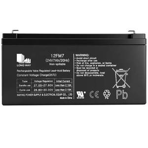 lot 2469 image: FACJOYMOOU 24v 7ah Battery for Ride on Toys car utv 12fm7 20hr 24 Volt Valve Regulated Sealed Lead-Acid Batter