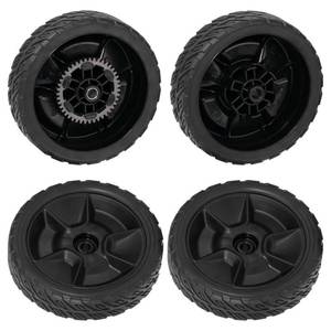lot 2470 image: XaXmTee 4 Pack HRN216 Lawn Mower Wheels Kit Fit for Honda HRN216 Lawn Mower 2 Rear Wheels Replace for 42710-VR8-N00ZA and 2 Front Wheels Replace for 44710-VR8-N00ZA