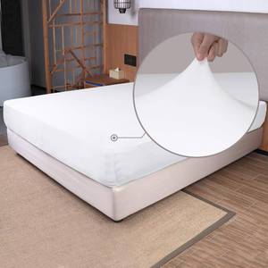 lot 2543 image: Stretch Twin Fitted Sheet Only - 4-Way Stretchy Jersey Knit RV Camper Bunk Bed Sheets, Snug Fit as Futon Mattress or Fitted Daybed Cover, Non Slipping, Soft & Comfortable - White, Twin