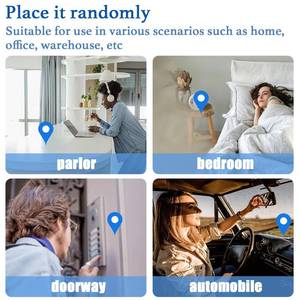lot 2553 image: Cameras Home Indoor Use Cam Night Vision Motion Detection Baby Monitor Wireless Outdoor Nanny espias ocultas WiFi (1296p)