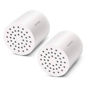 lot 2569 image: HOPOPRO NBC News Recommended Brand 18 Stages Shower Filter Replacement 2 Pack High Output Shower Filter Cartridge Replacement for Shower Systems Removing Chlorine Fluoride Heavy Metals