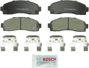 lot 2576 image: BOSCH BC833 QuietCast Premium Ceramic Disc Brake Pad Set - Compatible with Select Ford Explorer, Explorer Sport, Explorer Sport Trac, Ranger Mazda B2300, B3000, B4000 Mercury Mountaineer FRONT