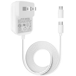lot 2581 image: 5V 1.5A USB C Charger with Type C and Micro USB Ports, for 5 Volt Kindle, Smartphones, Cameras, LED Strips, Android Tablets etc. AC 100-240V to DC 5V 1.5A 1A 0.5A 7.5W Power Adapter.