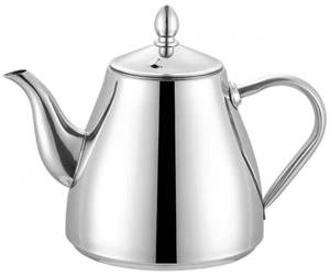 lot 2594 image: SANQIAHOME Stainless Steel Teapot with Infuser 1200ml