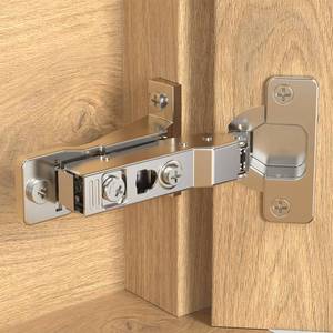 lot 2701 image: Onemake 4 Pack 110° Face Frame Inset Cabinet Hinges, Soft Closing 3D Adjustment, Clip On Plate, Smooth Slow Close Concealed Hidden Replacement, Easy Installation, Insert Hardware for Kitchen Cupborad