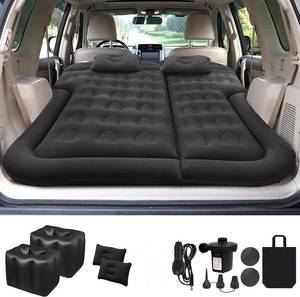 lot 2745 image: Vikuces SUV Air Mattress Car Camping Travel Bed, Car Air Mattress Back Seat Bed,Thickened Inflatable Mattress with Two Air Pillow, Full Size Blow Up Sleeping Pad(Black)