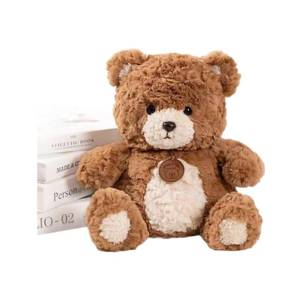 lot 2803 image: Jorkei 9.8 Inch Soft Teddy Bear Plush Toy, Cuddly Stuffed Animal for Kids & Toddlers, Brown Fluffy Plushie, Gift for Birthday, Valentines Day, Christmas (Brown)