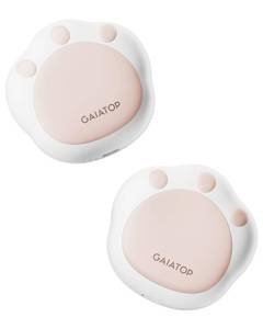lot 2821 image: Gaiatop Hand Warmers Rechargeable, 2 Pack Cute Cat Paw Design 3 Levels Magnetic Electric Pocket Heater, Reusable Portable Hot Hands Stocking Stuffers Gifts for Women Men Cat Lover