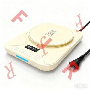 lot 2822 image: Sourdough Starter Warmer Mat - 24H Timer - Precise 1°F Thermostat Control (70-100°F) - Smart Memory Warming OnOff - Fits Jars Up to 40oz - Perfect for Home Baking (Moonlight White)