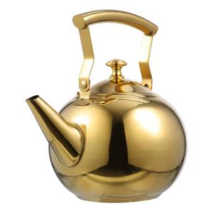lot 2837 image: DOITOOL Stainless Steel Tea Kettle with Built-in Filter 7.48 Inch Stovetop Teapot for Home and Restaurant Easy Grip Handle and Glossy Finish