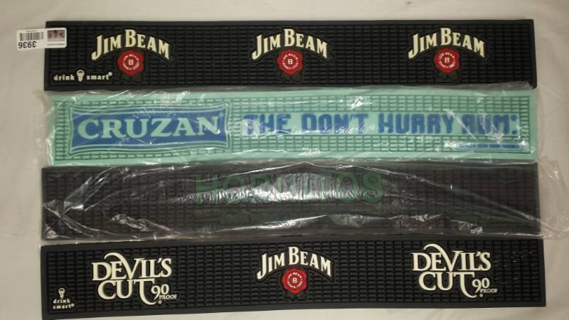 lot 3936 image: Lot of Bar Mats 20.5x3.5