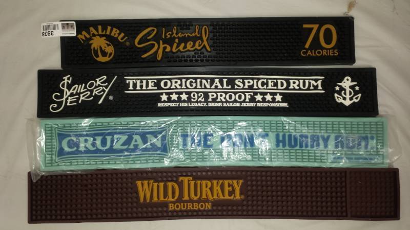 lot 3938 image: Lot of Bar Mats 20.5x3.5