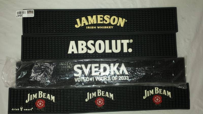 lot 3947 image: Lot of Bar Mats 20.5x3.5