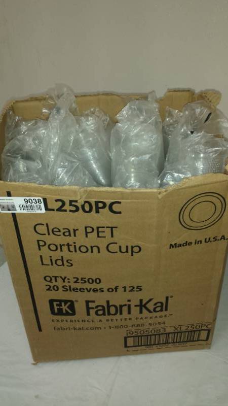 lot 9038 image: Open Box of Portion Cups