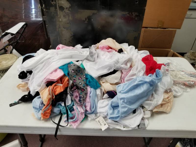 lot 10035 image: Pile of Ladies Lingerie