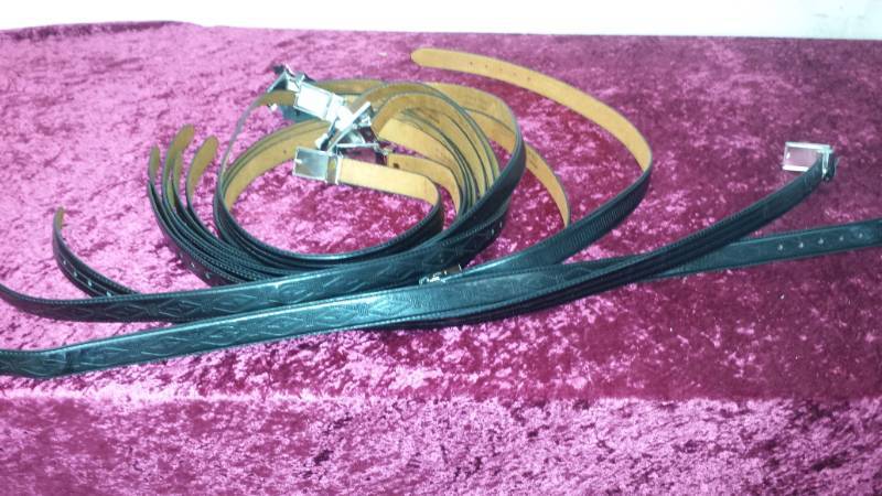 lot 10194 image: Leather Belts Lot